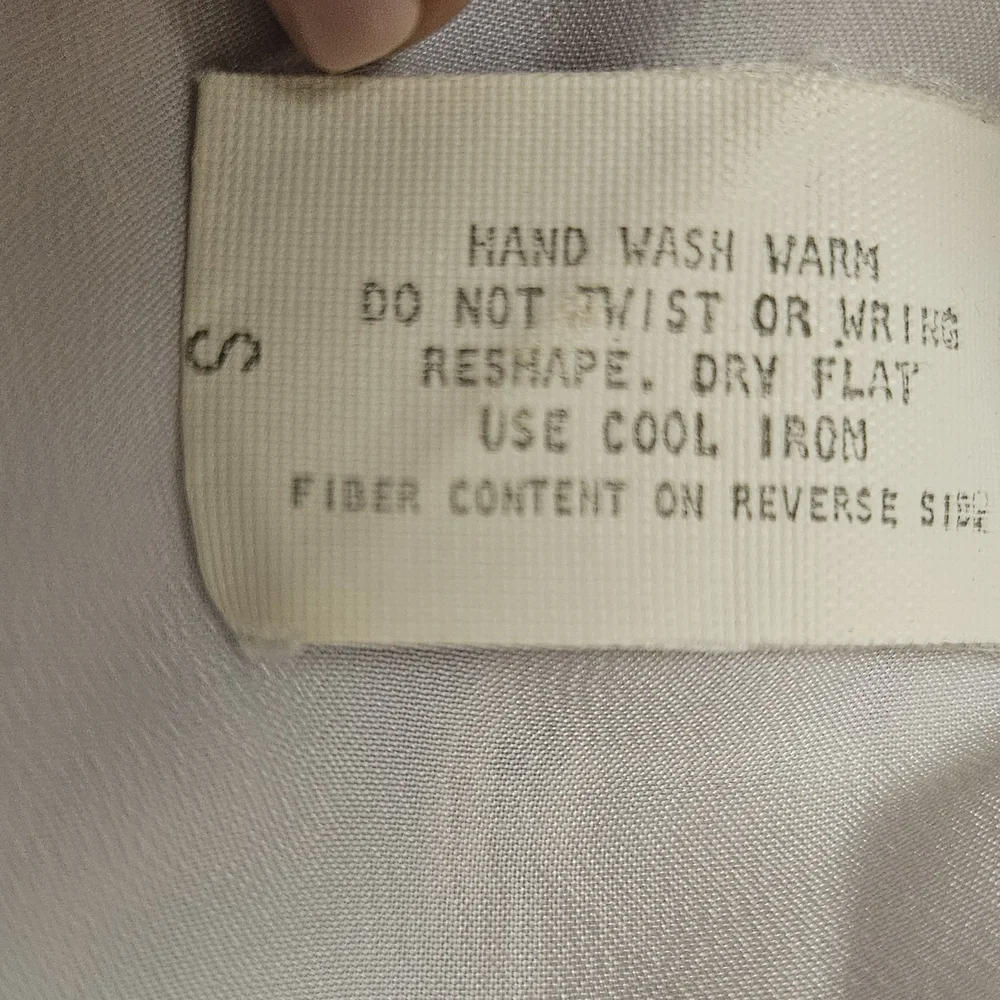 VNTG Dior Soft Pink Lace-Accented Long Robe - Picture 7 of 9